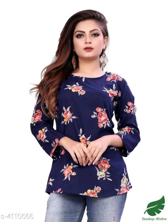 Women crepe tops and tunics uploaded by Anurag  on 4/19/2021