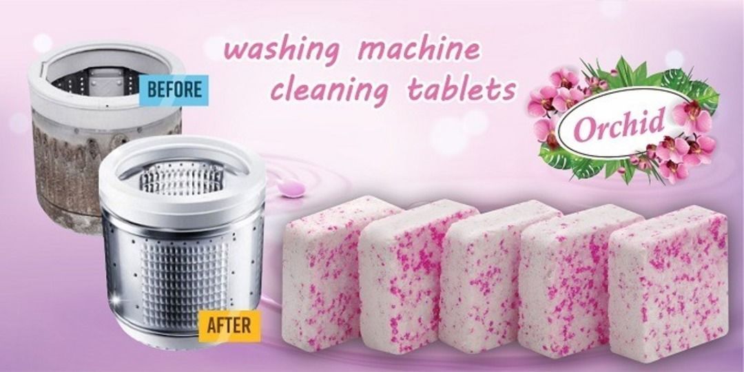 Orchid washing machine tablet (pack of 10) uploaded by Wholestock on 4/19/2021