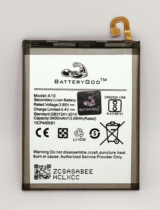 Batterygod Mobile battery for Samsung A10 and A7 2018 uploaded by Batterygod on 4/19/2021