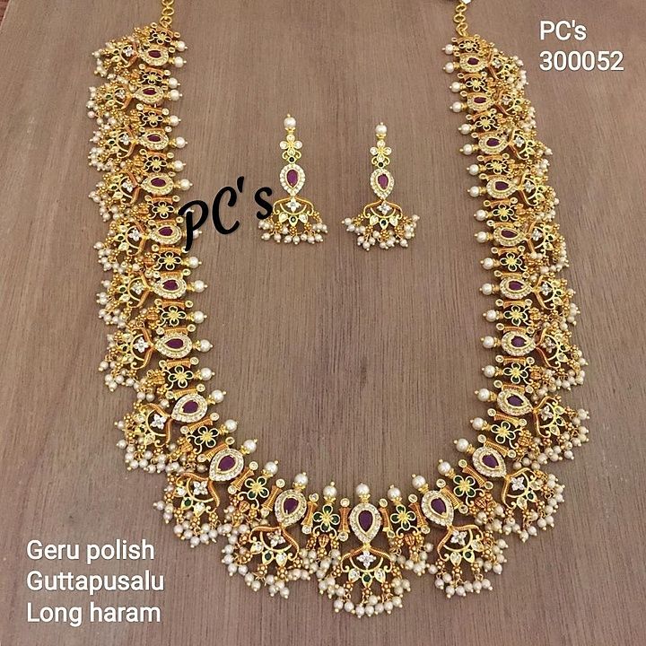 Gutta Pusalu Long haram uploaded by Swathi Fashion Jewellery on 5/20/2020