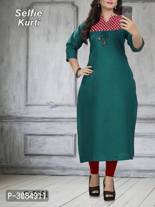 Cotton fabric Kurtis uploaded by business on 4/19/2021