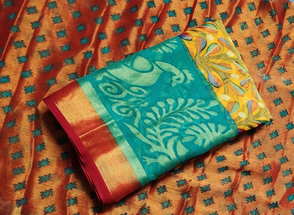 Brasso chiffon saree uploaded by KK collection on 4/19/2021