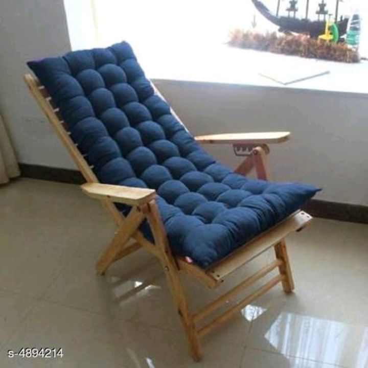 Micro fiber solid chair pad  uploaded by Aayush collection on 4/20/2021