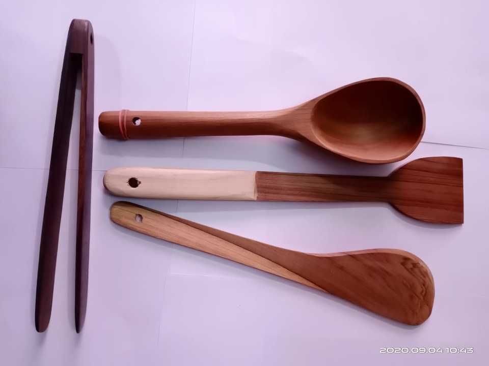 Kitchen utenlsil dream home utensil wooden spoon wooden spatula handmade spoon wooden scoop uploaded by Wooden handi craft on 4/20/2021