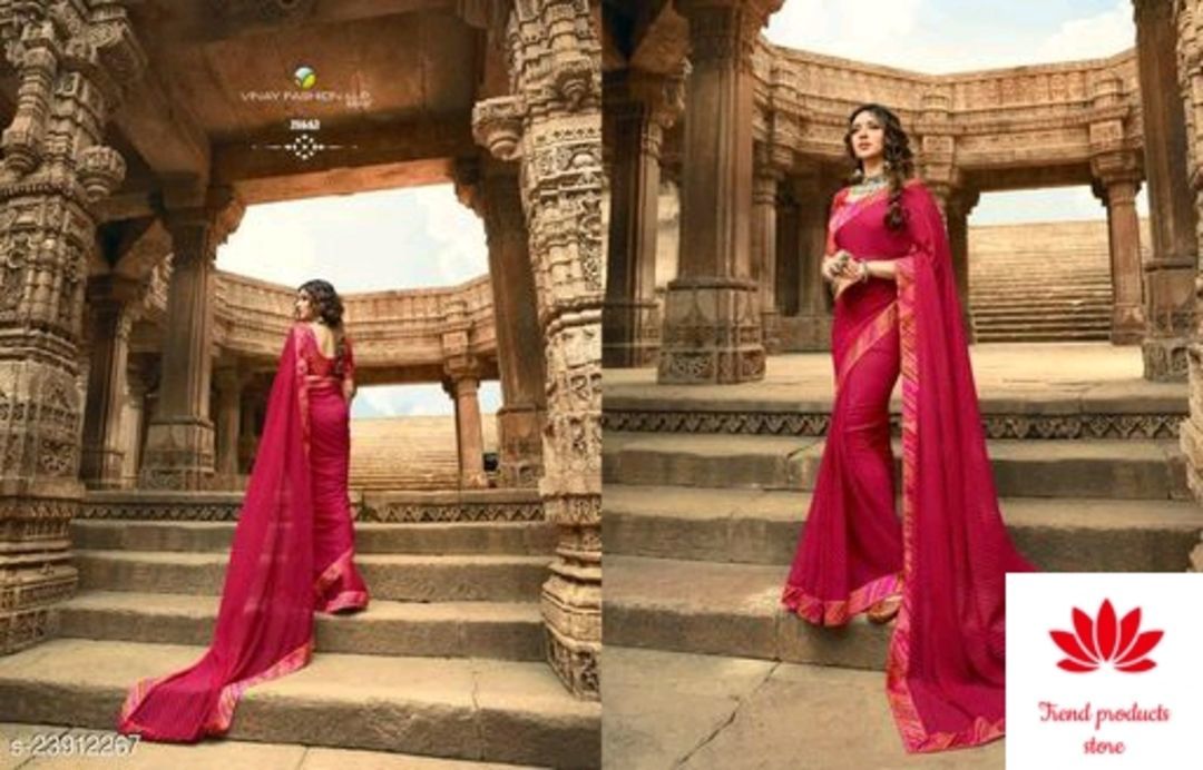 Silk saree uploaded by Trend store on 4/20/2021