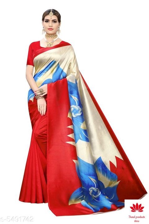 Women's saree(silk) uploaded by Trend store on 4/20/2021