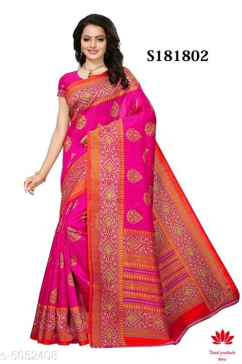 Designer Mysore silk printed saree uploaded by business on 4/20/2021