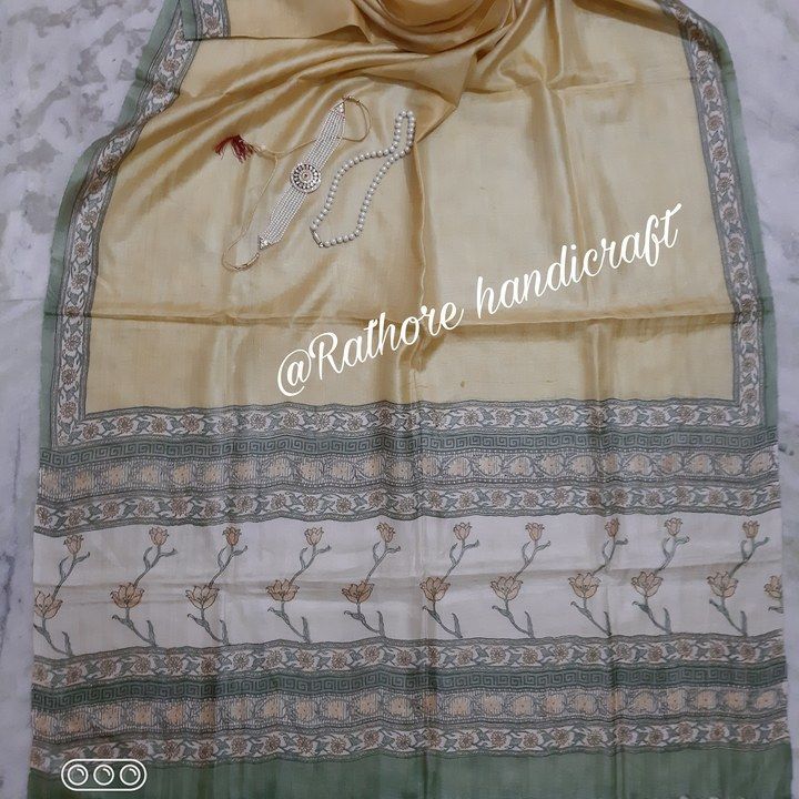 Pure Tussar silk Dupatta  uploaded by business on 4/20/2021