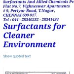 Business logo of Surfactants And Allied Chemicals 