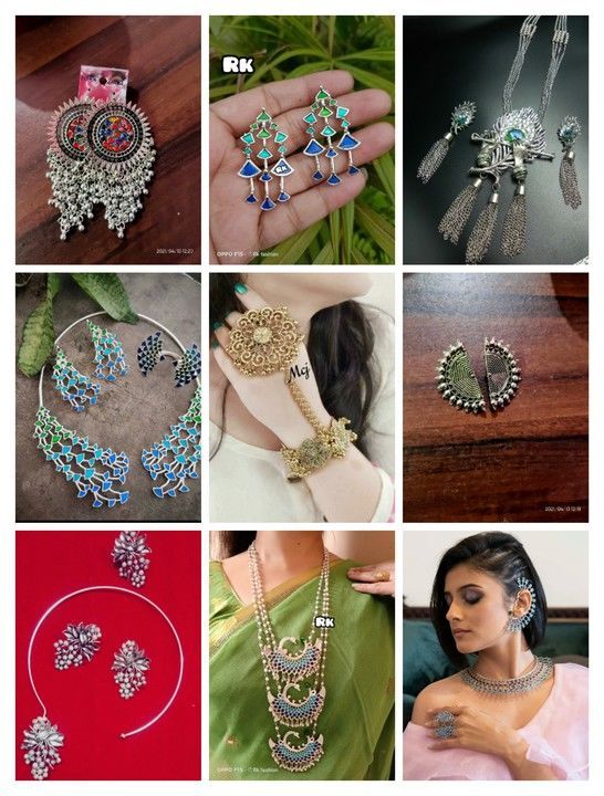 Post image Oxidised silver earring ,earcuff ,necklace are manufactured here. Anyone required please contact on this 8178855369