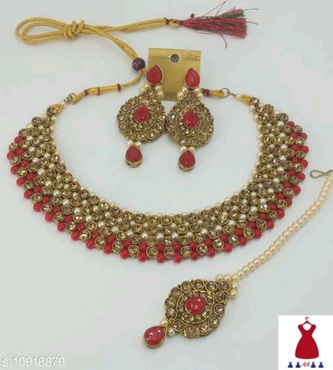 Alloy gold plated jewellery uploaded by business on 4/21/2021