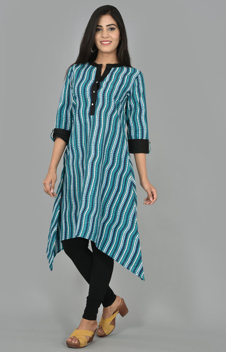  Indo Western  A Line Kurti in high low pattern uploaded by Vasnam fashion on 4/21/2021