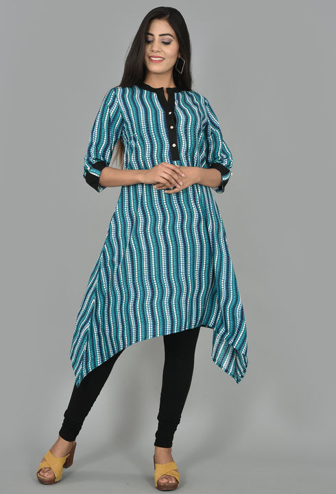  Indo Western  A Line Kurti in high low pattern uploaded by Vasnam fashion on 4/21/2021
