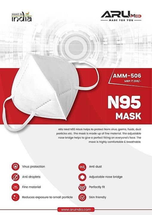 ARU N95 MASKS uploaded by PAYAL ELECTRONICS on 5/20/2020