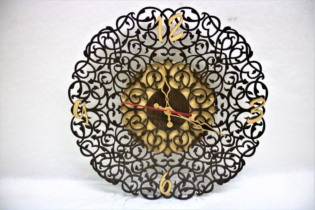 Unique wall clock uploaded by business on 4/21/2021