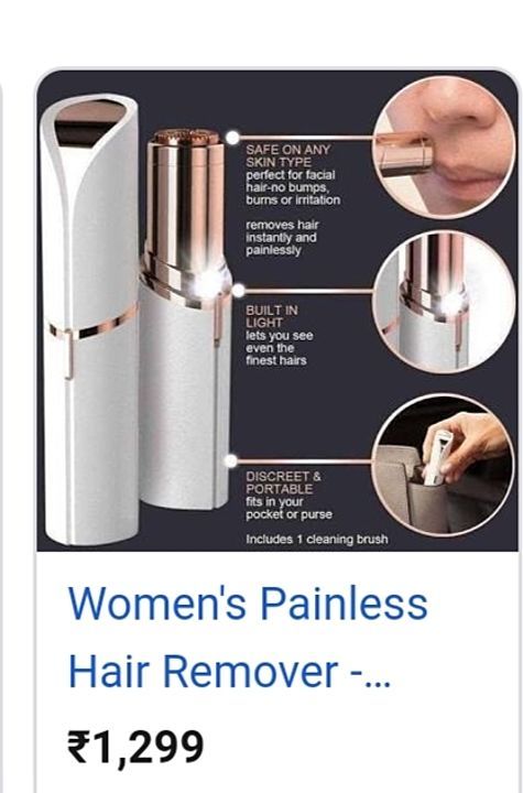 Flawless painless hair remover Flawless Women's Finishing Touch Painless Hair Remover rakhi gift uploaded by Wholesale Bazaar  on 7/27/2020
