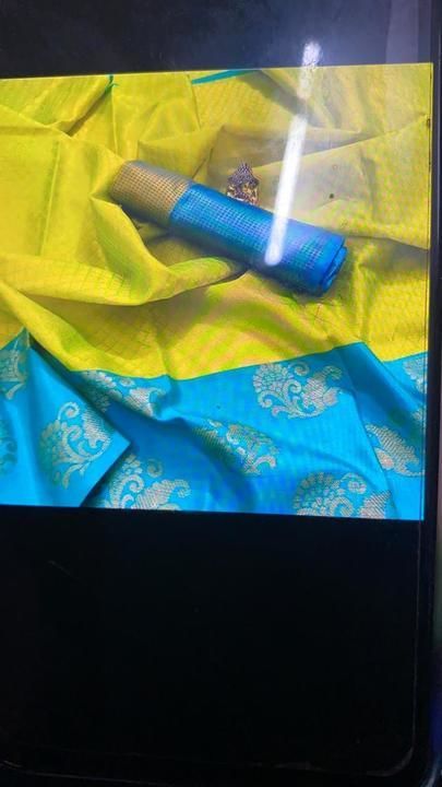 Post image *New Arrival*
Most beautiful attractive colour combo kora muslin Banarasi saree
Double warp sarees
Hb
Price 1250+shipping only
*Set sarees available*