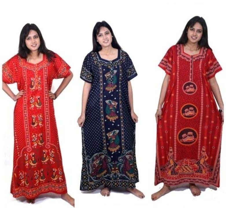Post image Combo Pack Cotton nighty
Fabric: Cotton
Sizes:
Free Size
Country of Origin: India