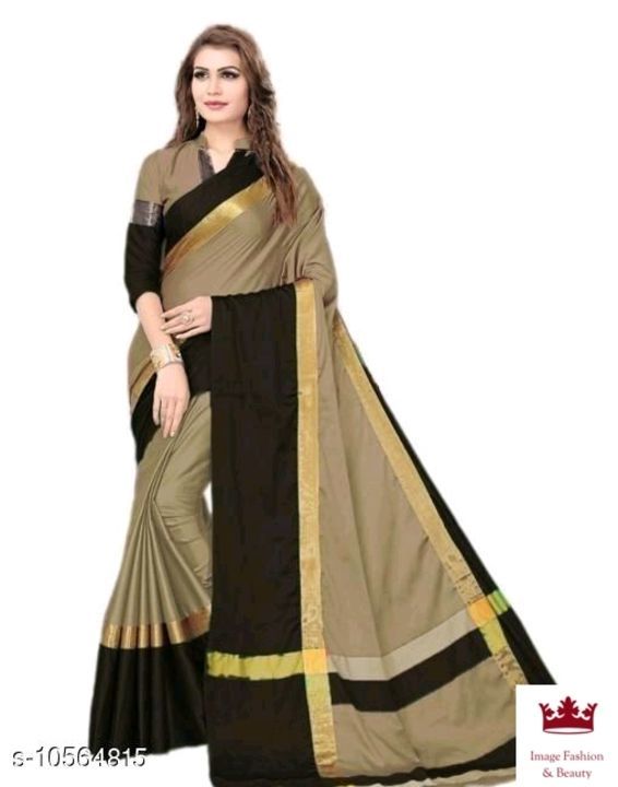 Cotton Blend Daily Wear Sarees uploaded by business on 4/22/2021