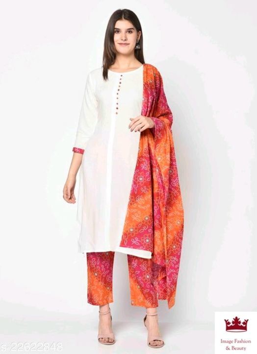 Summer Special Cotton Kurti Sets with Dupatta uploaded by business on 4/22/2021