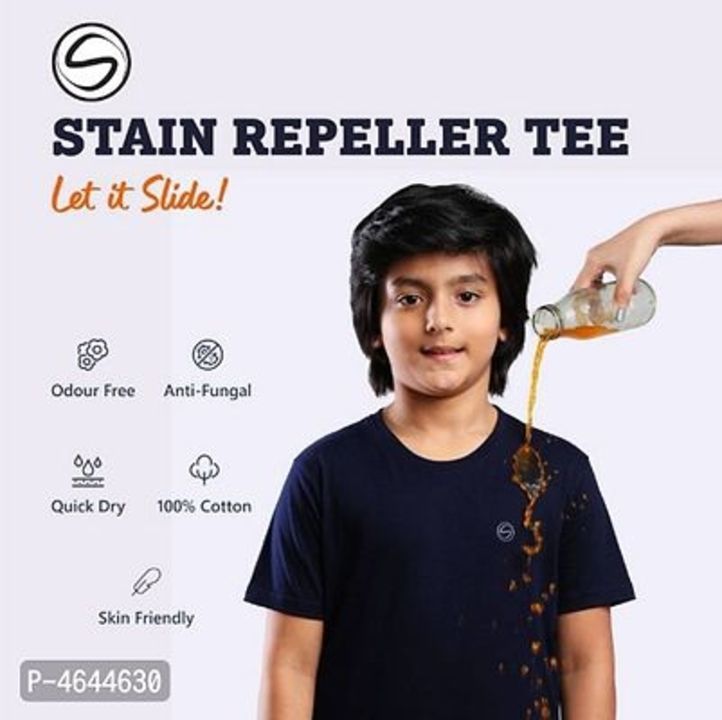 Schoolay Boy's Cotton Stain Repeller T shirt
 uploaded by Fasion Club on 4/22/2021