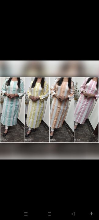 Post image SDE D. NO 8252
Shirt fabric slub reyon cotton
Bottom readymade pent stracable fabric 
Size 38 to 46
Msp :-699/- without pent
Msp :- 1099/- with pent
Ready to ship