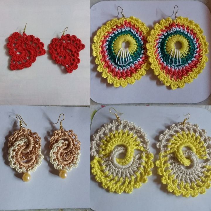 Post image Hey! Checkout my new collection called We are manufacturer of handmade crochet earrings.