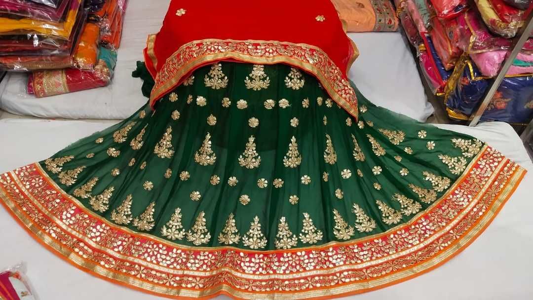 Lehnga uploaded by DHRU CREATIONS on 4/22/2021