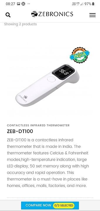 IR Thermometer  uploaded by business on 7/28/2020