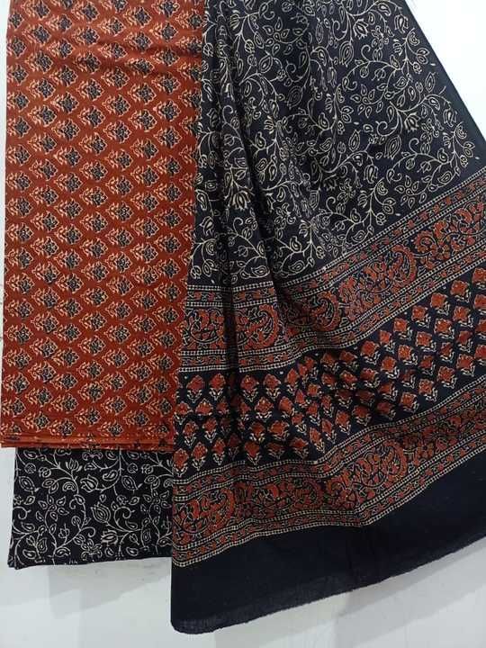 *Natural dyes*

*Ajrakh block printed Cotton 3 piece suit set* uploaded by Vastralipi The Language Of Fashion  on 4/23/2021