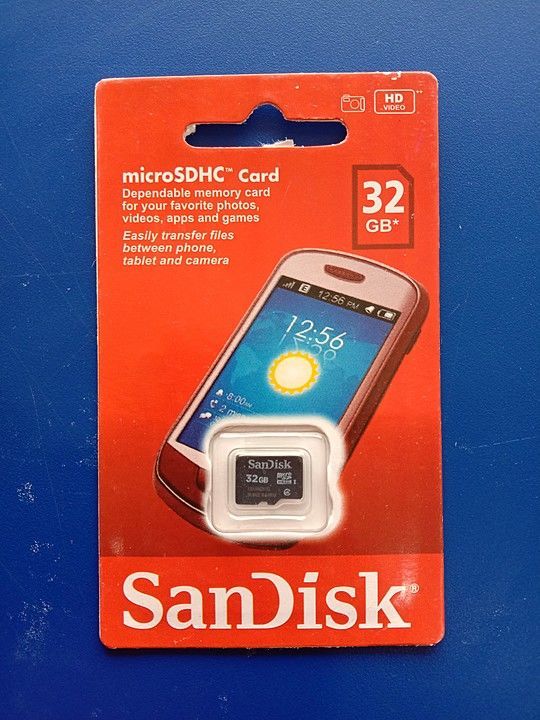 SanDisk 32gb memory card uploaded by business on 5/21/2020