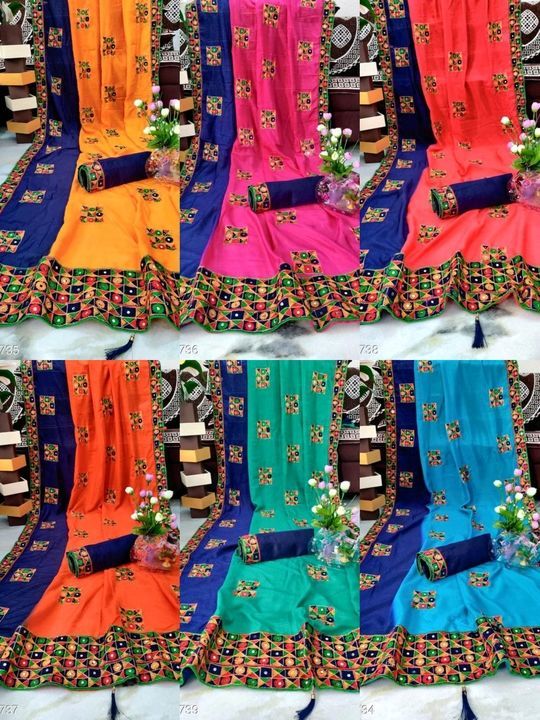 Fancy Saree, Cash on delivery, free shipping, contact  uploaded by Haji fashion on 4/23/2021