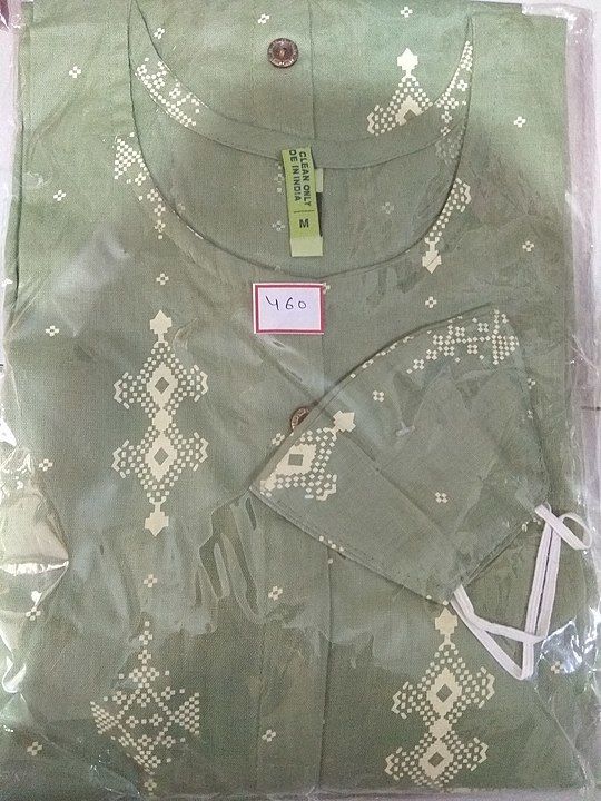 Cotton kurti uploaded by Om Creation on 7/28/2020