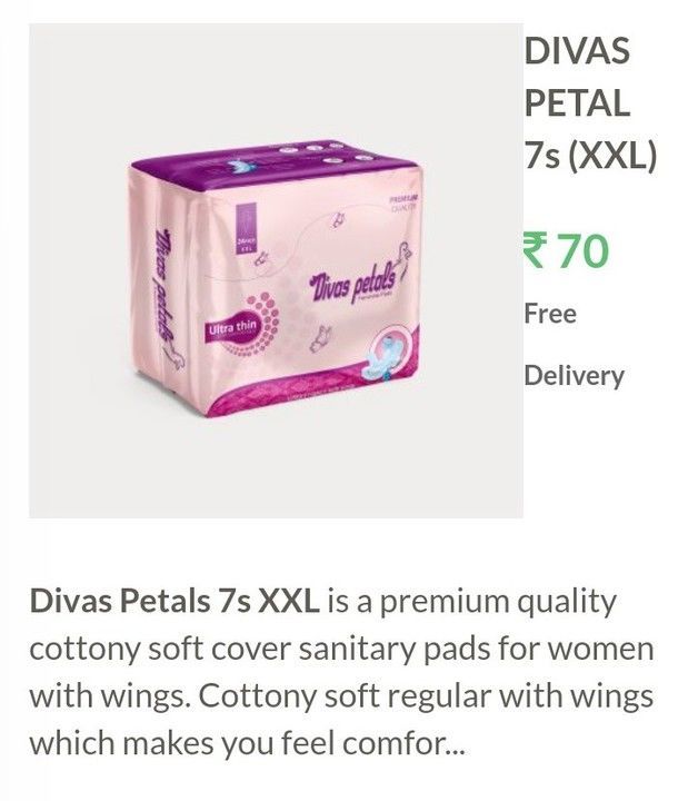 Diva sanitary pad japanese quality 7s xxl uploaded by Alliance India Enterprises on 4/23/2021