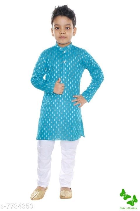 Post image Tinkle Classy Kids Boys Kurta Sets

Top fabric: Cotton
Bottom Fabric: Cotton
Sleeve Length: Long Sleeves
bottom type: pyjamas
Top pattern: Embellished
Multipack: 1
Sizes: 
4-5 Years (Chest Size: 26 in, Top Bust Size: 26 in, Top Length Size: 24 in, Bottom Waist Size: 22 in, Bottom Hip Size: 22 in, Bottom Length Size: 22 in) 
5-6 Years (Chest Size: 27 in, Top Bust Size: 27 in, Top Length Size: 26 in, Bottom Waist Size: 23 in, Bottom Hip Size: 23 in, Bottom Length Size: 23 in) 
3-4 Years (Chest Size: 25 in, Top Bust Size: 25 in, Top Length Size: 22 in, Bottom Waist Size: 22 in, Bottom Hip Size: 22 in, Bottom Length Size: 21 in) 
8-9 Years (Chest Size: 32 in, Top Bust Size: 32 in, Top Length Size: 32 in, Bottom Waist Size: 28 in, Bottom Hip Size: 28 in, Bottom Length Size: 28 in) 
6-7 Years (Chest Size: 28 in, Top Bust Size: 28 in, Top Length Size: 28 in, Bottom Waist Size: 24 in, Bottom Hip Size: 24 in, Bottom Length Size: 24 in) 
7-8 Years (Chest Size: 30 in, Top Bust Size: 30 in, Top Length Size: 30 in, Bottom Waist Size: 26 in, Bottom Hip Size: 26 in, Bottom Length Size: 26 in) 
9-10 Years (Chest Size: 34 in, Top Bust Size: 34 in, Top Length Size: 34 in, Bottom Waist Size: 30 in, Bottom Hip Size: 30 in, Bottom Length Size: 30 in) 
2-3 Years (Chest Size: 24 in, Top Bust Size: 24 in, Top Length Size: 20 in, Bottom Waist Size: 22 in, Bottom Hip Size: 22 in, Bottom Length Size: 20 in) 

Dispatch: 2-3 Days