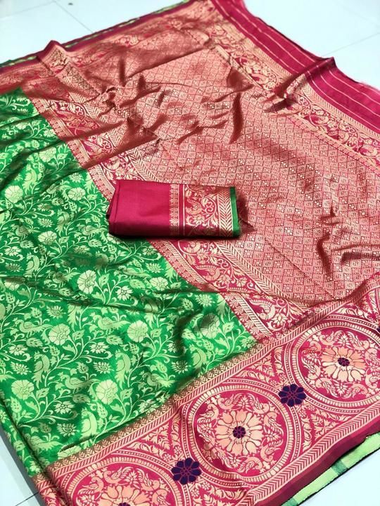 LICHI Silk Rich Pallu Saree uploaded by Rakesh Textiles on 4/23/2021