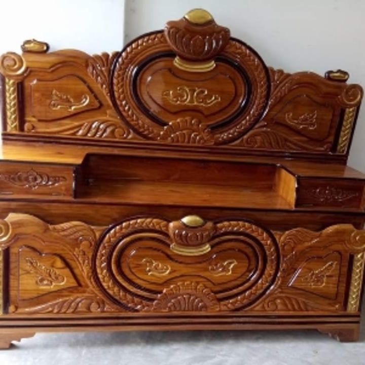 Pure teak wood bed uploaded by business on 4/23/2021