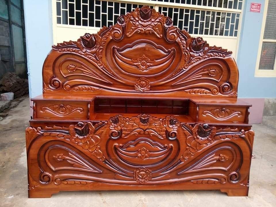 Pure teakwood bed uploaded by business on 4/23/2021