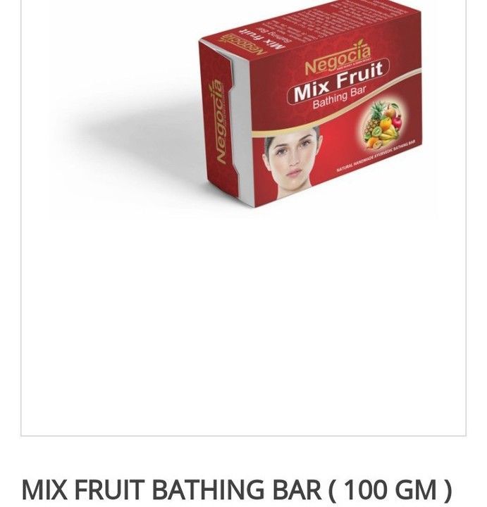 Mixed fruit soap 100gm uploaded by business on 4/23/2021