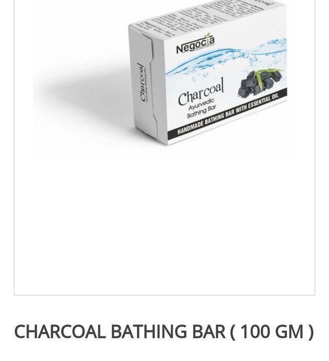 Charcoal ayurvedic soap 100gm uploaded by business on 4/23/2021