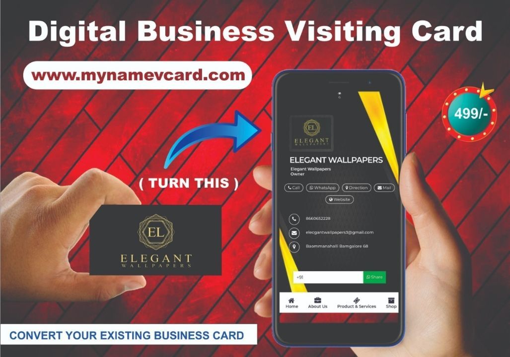 Digital Business card uploaded by business on 4/23/2021