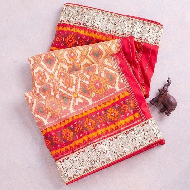 Chanderi Saree With  Work Blouse uploaded by Pushp_collection on 4/24/2021