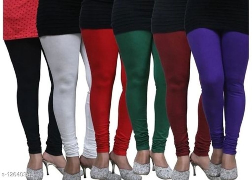 Find Elegant Fabulous Women Leggings Fabric: Cotton Pattern: Solid