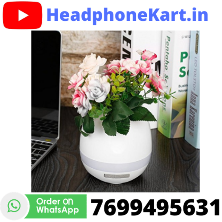 smart music flower pot uploaded by HeadphoneKart.in on 4/24/2021