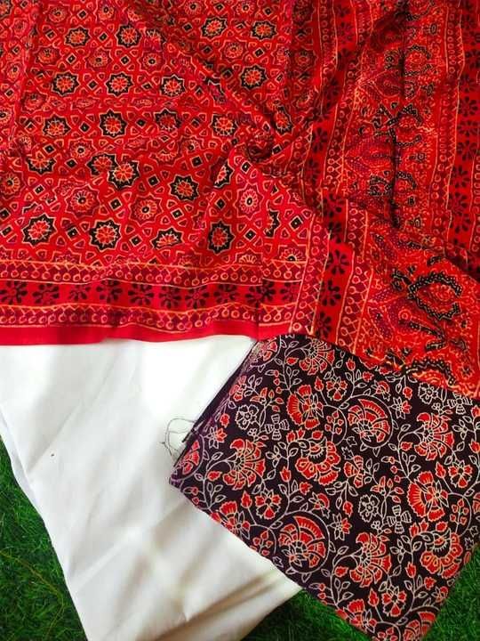 Ajrak cotton suit available uploaded by business on 4/24/2021