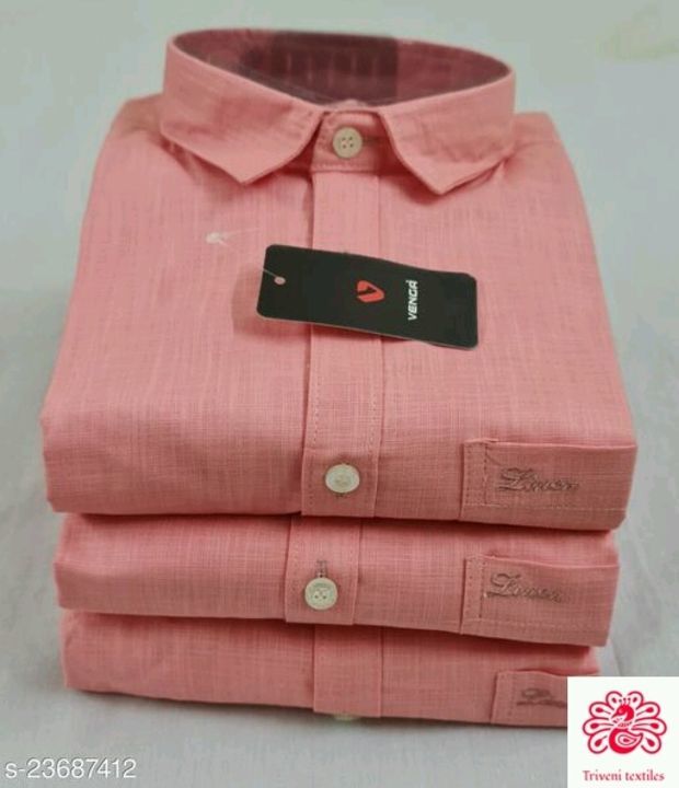 Pure Linen Cotton shirts  uploaded by Triveni Textiles  on 4/24/2021