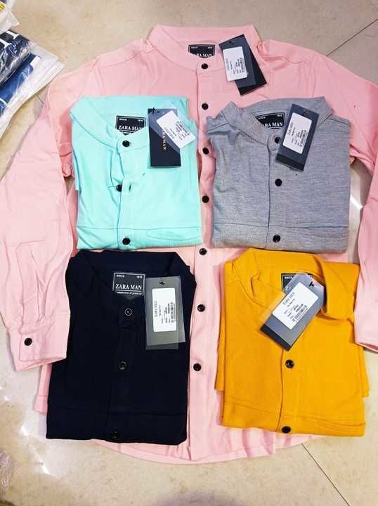 Zara Man high quality shirts(Only wholesalers and bulk orders contact 73 uploaded by business on 4/24/2021
