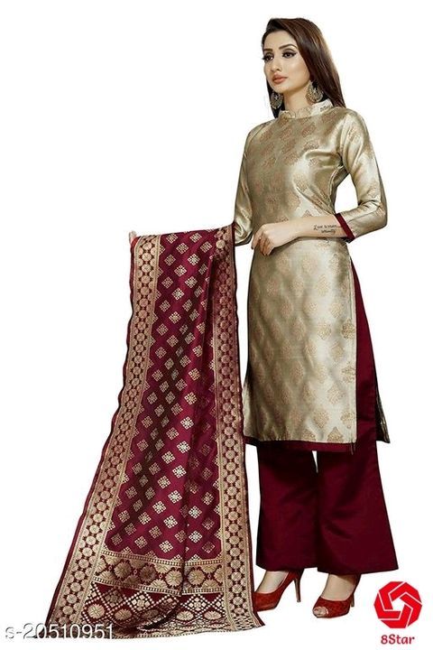 Banarasi silk suit  uploaded by 8star on 4/24/2021