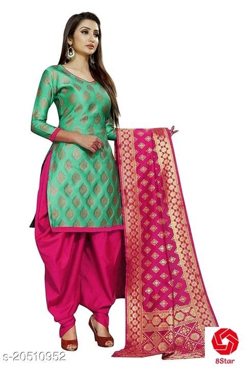 Banarasi silk suit  uploaded by 8star on 4/24/2021
