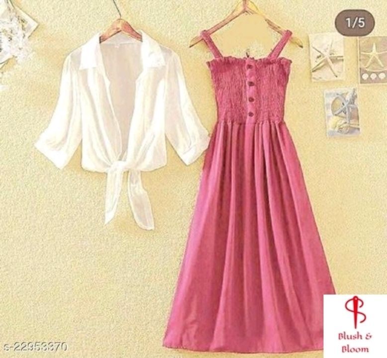 Post image Classic Elegant Women Dresses
Fabric: Crepe
Pattern: Solid
Multipack: 1
Sizes:
S (Bust Size: 34 in, Length Size: 48 in) 
XL (Bust Size: 40 in, Length Size: 48 in) 
L (Bust Size: 38 in, Length Size: 48 in) 
M (Bust Size: 36 in, Length Size: 48 in) 
XXL (Bust Size: 42 in, Length Size: 48 in) 
Easy Returns Available In Case Of Any Issue

Price- 699